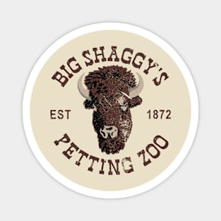 Big Shaggy Bison Petting Zoo Magnet